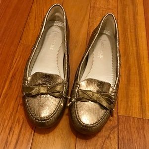 Aquatalia Italian Metallic Loafer